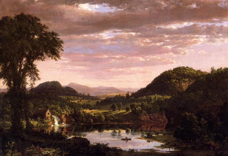 Frederic Edwin Church New England Landscape Germany oil painting art